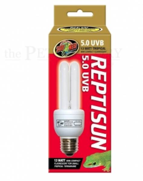 Zoo Med Repti Sun 5.0 Compact UV Kompaktlampe für tropische Reptilien